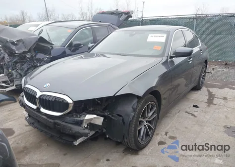 2022 BMW 330I xDrive z USA, uszkodzony, nr VIN 3MW5R7J0XN8C59088